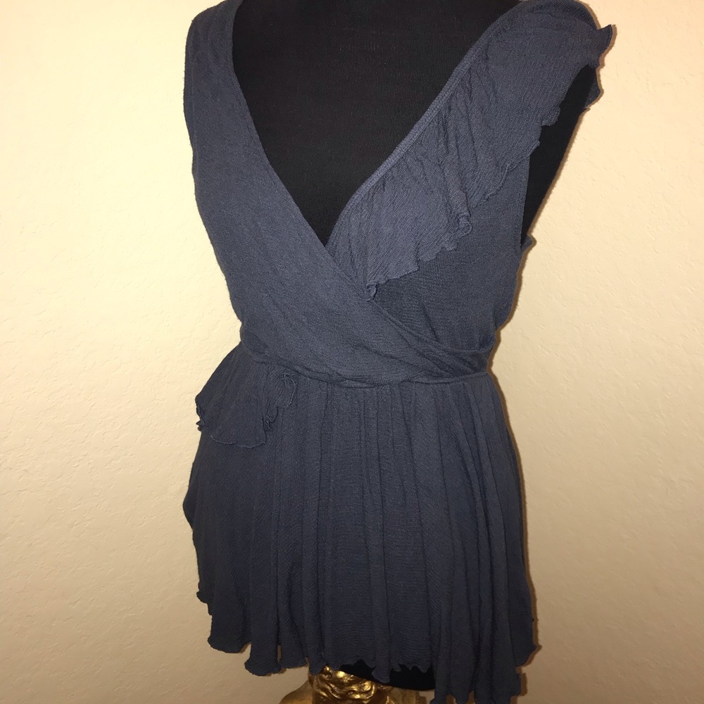 Free people ruffly tunic sleeveless